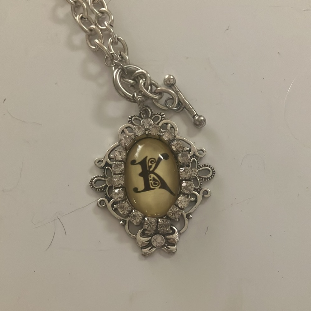 Ladies' Old English Monogram Initial K